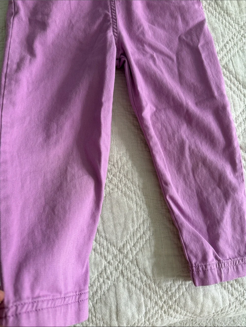 Old Navy Short-Sleeve Utility Pocket Jumpsuit 4T Toddler Girls Lavender Purple